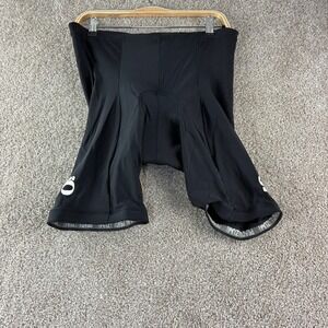 Pearl Izumi Cycling Shorts Mens XL Black Padded Chamois Bike Reflective Logo